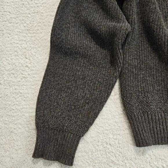Browning Men's Henley Pullover Sweater Heavy Knit Quarter Button Size M - Picture 4 of 11